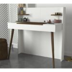 Τουαλέτα Retro άσπρο καρυδί μελαμίνη 116x51 8x120εκ ed1935 - Image 5