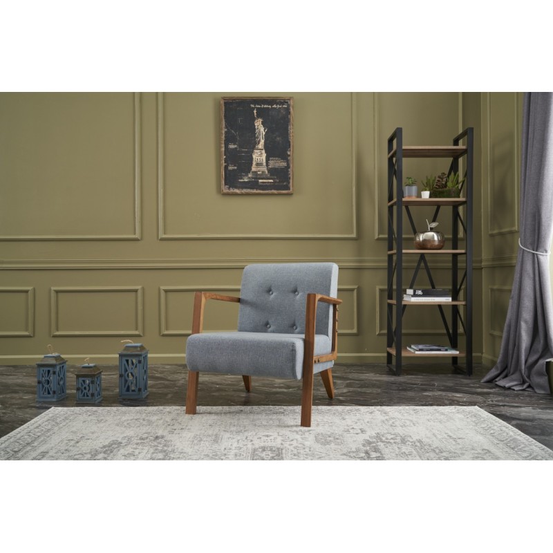 1952_0-800x800 Πολυθρόνα Caesar γαλάζιο χρώμα ξύλο 69x80x83cm ed1952 - Image 1