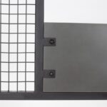 Έπιπλο εισόδου Nomad Portmanto ανθρακί μελαμίνη μεταλλικό πλαίσιο 78x32x182εκ ed1959 - Image 5