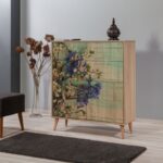 Έπιπλο εισόδου παπουτσοθήκη Mente 95x36x111cm μελαμίνη ed1961