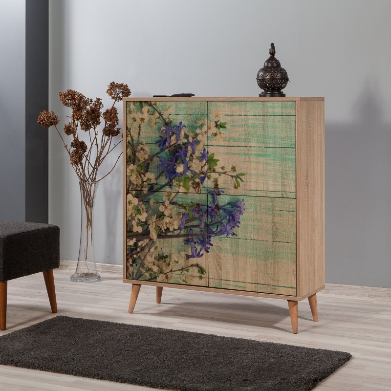 1961_0-800x800 Έπιπλο εισόδου παπουτσοθήκη Mente 95x36x111cm μελαμίνη ed1961 - Image 1