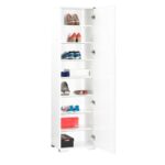 Ντουλάπι Aid άσπρο μελαμίνη 50x35x187εκ ed1974 - Image 3