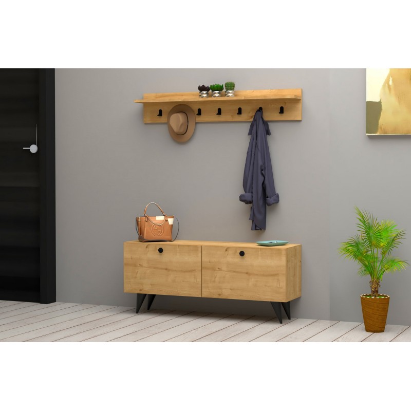 1991_0-800x800 Έπιπλο εισόδου Rupa δρυς μελαμίνη 113x35x48 5εκ ed1991 - Image 1