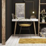 Γραφείο Penna λευκό χρώμα μελαμίνη 100x60x74cm ed1993