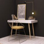 Γραφείο Penna λευκό χρώμα μελαμίνη 100x60x74cm ed1993 - Image 4