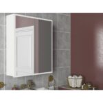 Ντουλάπι μπάνιου Kayla άσπρο μελαμίνη 60x17x77 6εκ ed1998 - Image 5