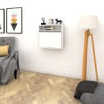 Γραφείο Eroe λευκό 64x20x60cm μελαμίνη ed2016