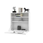 Γραφείο Eroe λευκό 64x20x60cm μελαμίνη ed2016 - Image 4