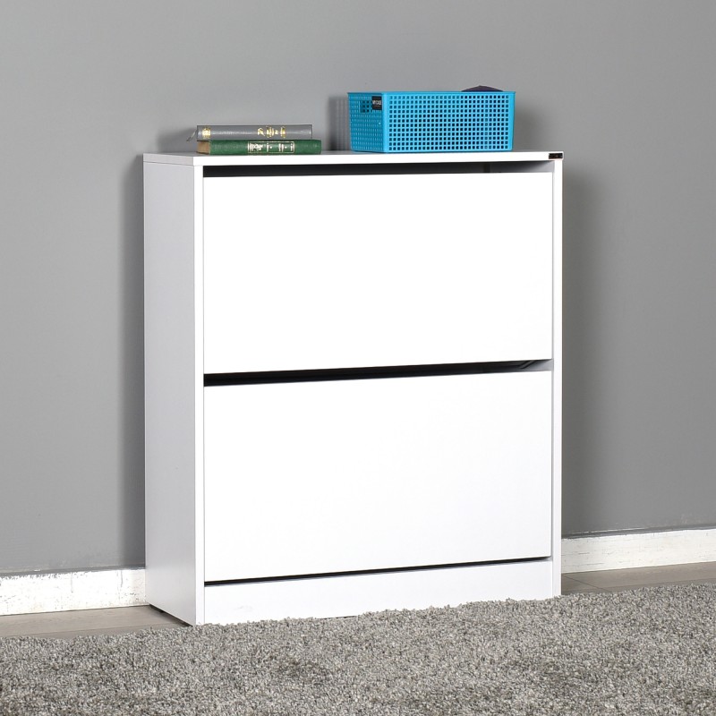 2021_0-800x800 Παπουτσοθήκη Adore 73x26x84cm μελαμίνη άσπρη ed2021 - Image 1