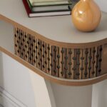 Κονσόλα Damla κρεμ χρώμα 105x30x85cm ed2074 - Image 4