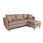 Γωνιακός καναπές Sofia Right Rock 215x91x145cm ed2078 - Image 4