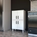 Ντουλάπι Nine άσπρο μελαμίνη 62 6x35 8x101 4εκ ed2105