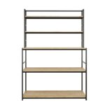 Ραφιέρα Mutak δρυς μελαμίνη 120x50x160εκ ed2107 - Image 4