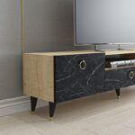 Έπιπλο τηλεόρασης Cavelli Oak 150x31 3x45cm ed2141 - Image 5
