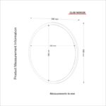 Καθρέπτης Brava λευκό χρώμα 59x2x59cm ed2150 - Image 2