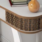 Κονσόλα Damla άσπρο χρώμα 105x30x85cm ed2154 - Image 4