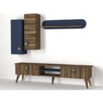 Έπιπλο tv Alicudi μελαμίνη 179x28 5x45 8cm ed2159 - Image 4