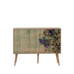 Μπουφέ Mente 2 SONOMA OAK ΜΕΛΑΜΙΝΗ 120x36xH90cm ed2160 - Image 5