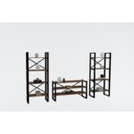 Έπιπλο τηλεόρασης Esotico μέταλλο μελαμίνη 120x32x58 5cm ed2166 - Image 4