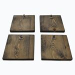 Διακοσμητικά ξύλινα αξεσουάρ τοίχου 14x14cm ed2174 - Image 2