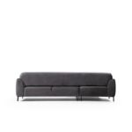Γωνιακός καναπές Image Left ανθρακί 287x169x96x85cm ed2231 - Image 4