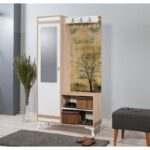 Έπιπλο εισόδου Inch μελαμίνη oak 100x36x195cm ed2244