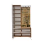 Έπιπλο εισόδου Inch μελαμίνη oak 100x36x195cm ed2244 - Image 3