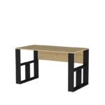 Γραφείo Varese 120x60x73 8cm oak μαύρο ed2246 - Image 4
