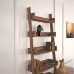 Βιβλιοθήκη ραφιέρα Only καρυδί χρώμα μελαμίνη 80x32x195cm ed2248 - Image 4