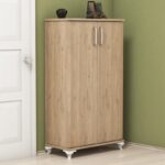 Έπιπλο εισόδου παπουτσοθήκη Asta καρυδί χρώμα μελαμίνη 72x32 5x120cm ed2249