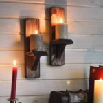 Ραφιέρα Raf καρυδί ξύλο 33x9x9εκ ed2260