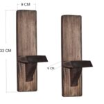 Ραφιέρα Raf καρυδί ξύλο 33x9x9εκ ed2260 - Image 5