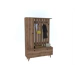 Έπιπλο εισόδου Lala καρυδί μελαμίνη 112x35x170εκ ed2276 - Image 4