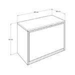 Παπουτσοθήκη Adore 60x30x42cm μελαμίνη καρυδί ed2286 - Image 2