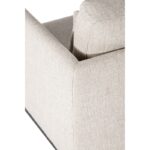 Πολυθρόνα Pearl κρεμ χρώμα 82x88x85cm ed2296 - Image 3