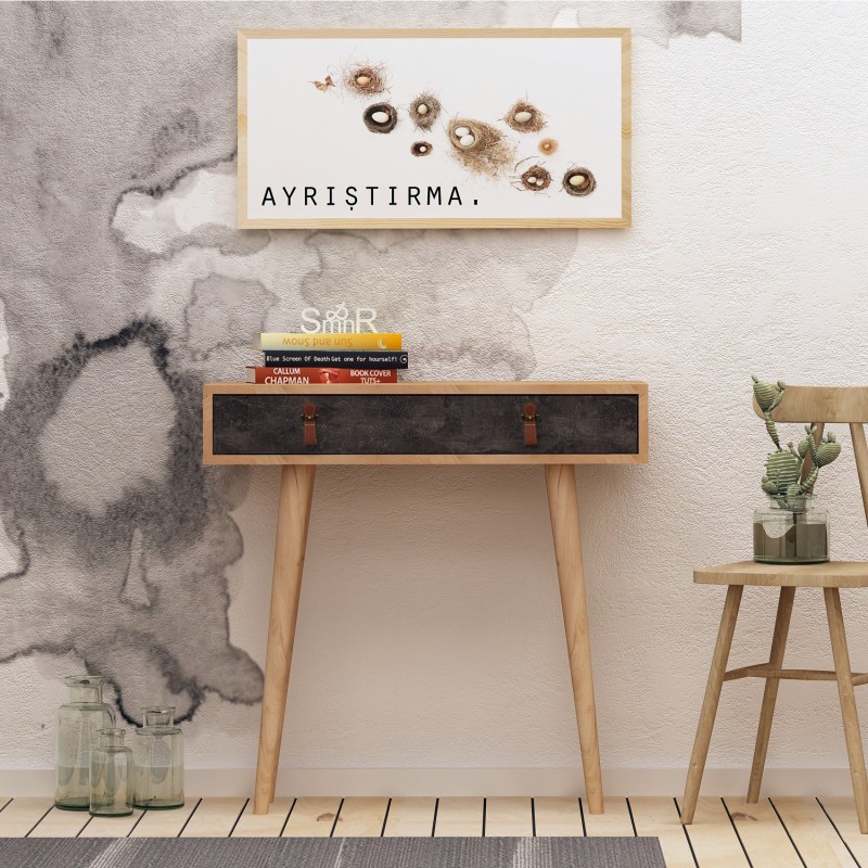 2298_0-800x800 Κονσόλα Altro μελαμίνη oak γκρι 80x30x87 6cm ed2298 - Image 1