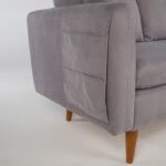 Καναπές Sofia τριθ΄΄εσιος γκρι 215x91x85 cm ed2308 - Image 3