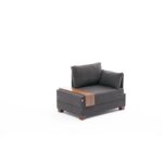 Πολυθρόνα Fly Right ανθρακί χρώμα 100x80x75cm ed2319 - Image 4