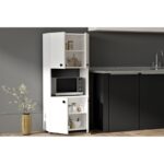 Ντουλάπι έπιπλο κουζίνας Gelo λευκό 60x140x31 4cm ed2348