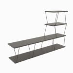 Έπιπλο τηλεόρασης Lida ανθρακί 150x30x93cm ed2351 - Image 3