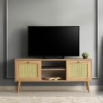 Έπιπλο TV Frosinone oak χρώμα μελαμίνη 140x40x60cm ed2356 - Image 5