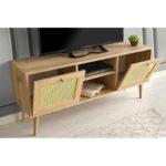 Έπιπλο TV Frosinone oak χρώμα μελαμίνη 140x40x60cm ed2356 - Image 4