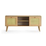 Έπιπλο TV Frosinone oak χρώμα μελαμίνη 140x40x60cm ed2356 - Image 3