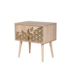 Κομοδίνο Two μελαμίνη 60x40x61cm ed2360 - Image 4