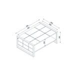 Τραπεζάκι σαλονιού Firma 94 4x64 5x38cm ed2361 - Image 2