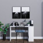 Γραφείο Acacia λευκό μελαμίνη 120x50x74cm ed2366 - Image 5