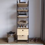 Ντουλάπα Trend δρυς μελαμίνη 50x40x180εκ ed2374