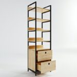 Ντουλάπα Trend δρυς μελαμίνη 50x40x180εκ ed2374 - Image 5