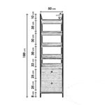 Ντουλάπα Trend δρυς μελαμίνη 50x40x180εκ ed2374 - Image 2