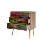 Συρταριέρα Trio μελαμίνη 80x40x90cm ed2392 - Image 3